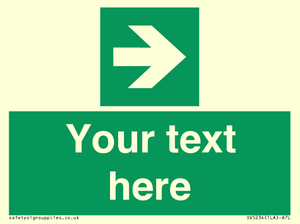 Custom Arrow Right Sign